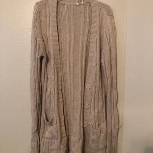 Cream cardigan